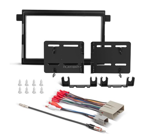 Double din radio install dash - double,